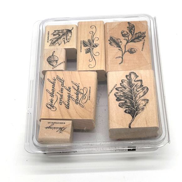 Stampin' Up! Country Blessings Rubber Stamps Thanksgiving Thanks Grateful (7) - Picture 13 of 13
